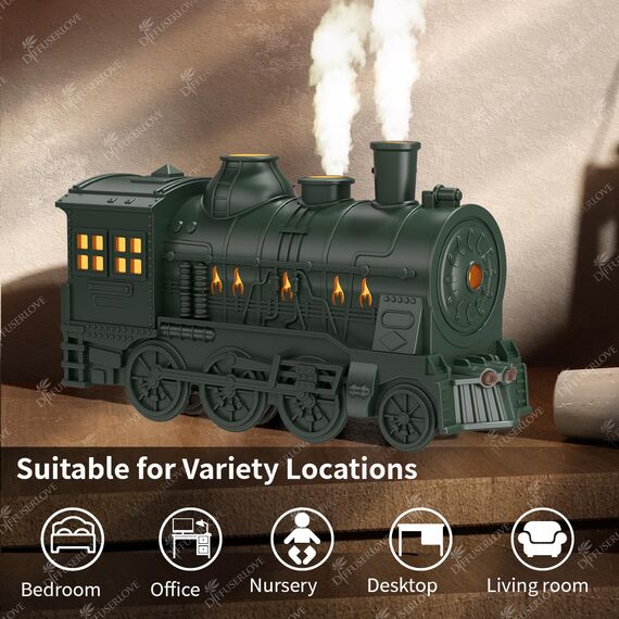 Diffuserlove Luftbefeuchter Zug Diffusor 300ML Kaltnebel Luftbefeuchter Aroma öl Diffuser Humidifier Aromatherapie Luft Diffusor