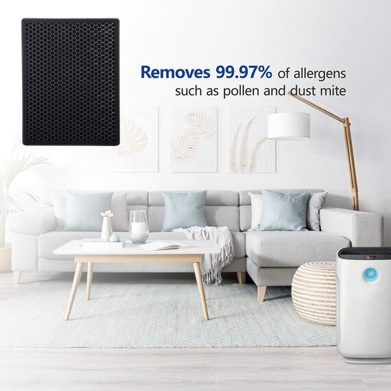 KEEPOW Aktivkohlefilter Kompatibel mit Philips Luftreiniger AC2882, AC2887, AC2889 & AC3829, Ersatzfilter FY2420/30 für Philips Serie 2000 und 3000