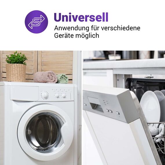 Viоks.pro Abfluss Waschmaschine Doppelanschluss 1 1/2 Zoll Schlauchanschluss & Y-Verteiler Zulaufschlauch Waschmaschine Geschirrspüler Anschluss