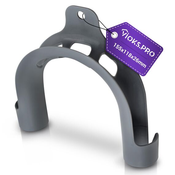 Viоks.pro Knickschutz Schlauch Halterung 180 Grad PVC Haltebogen/Waschmaschine Schlauch Knickschutz für Waschmaschine, Geschirrspüler, Trockner