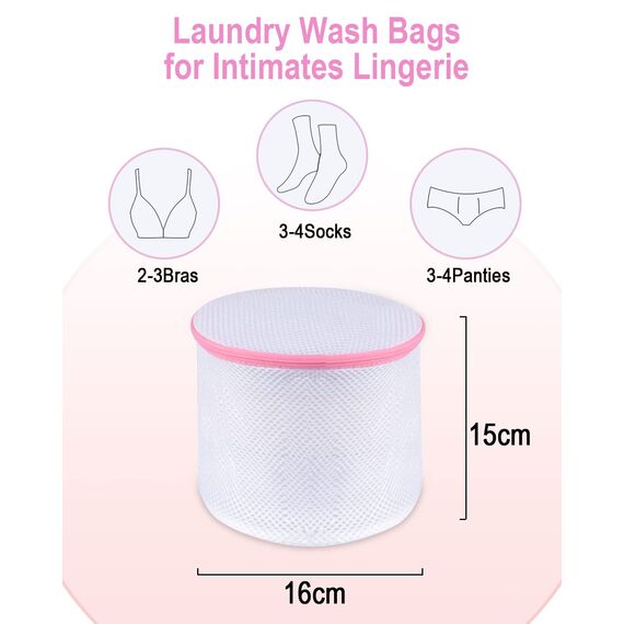 Bh Netz Für Waschmaschine，wäschenetz Für Waschmaschine Groß，Wäschebeutel Für Waschmaschine Fur Socken, Bh's, Unterwäsche Und Dessous，4er Set-rosa-bh Wäschenetz