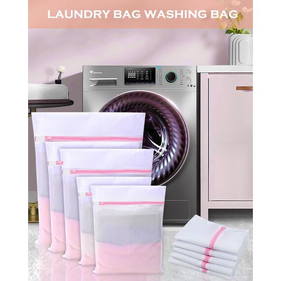 Wäschenetz für Waschmaschine-Mesh Wäschesäcke für Waschmaschine Wäschenetz Wäschetasche Wäschebeutel Laundry Bag für BH, Reise, Schuhe, Koffer, Socken, Unterwäsche, Babykleidung,Wash Bag - 5-Set