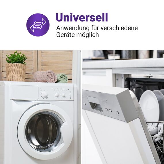 Viоks.pro Y Verteiler Waschmaschine Abfluss Adapter mit Rohrgewinde Größe 1 1/2 Zoll Schlauchanschluss + 2 Schlauchschellen Ø 20-32 mm & Y-Verteiler Waschmaschine Abfluss Waschmaschine Doppelanschluss
