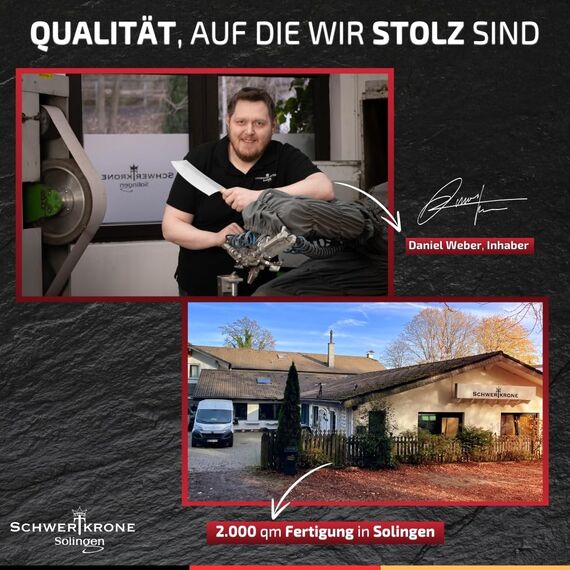 Schwertkrone Solingen Schälmesser Set mit Sparschäler und Tomatenmesser - Made in Germany - Gemüsemesser, Obstmesser und Kartoffelschäler