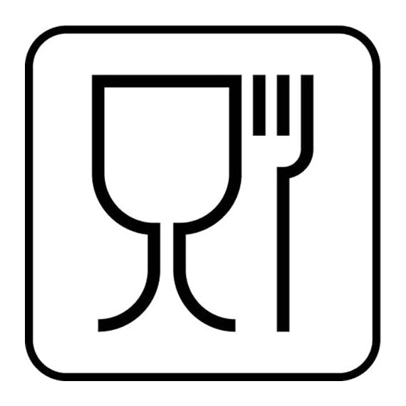 hünersdorff Messbecher 0,5l | Polypropylen (PP) | bruchsicher und spülmaschinengeeignet | offener Griff |, Transparent+blau