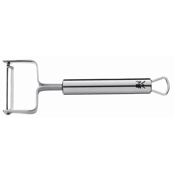 WMF Profi Plus Sparschäler 17 cm, Gemüseschäler rostfrei, Spargelschäler, Kartoffelschäler, Cromargan Edelstahl teilmattiert, spülmaschinengeeignet
