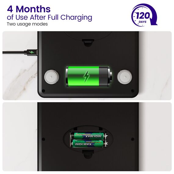 Digitale Küchenwaage, USB C Elektronik Küchenwaage, 15 kg Hochpräzise 1g/0.03oz Lebensmittelwaage, Professionell mit harter Funktion, Batterien enthalten （food scale）