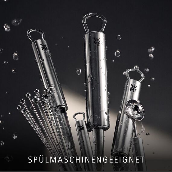 WMF Profi Plus Kartoffelschäler Pendelklinge 19 cm, Pendelschäler einschneidig, Sparschäler, Gemüseschäler, Cromargan Edelstahl teilmattiert, spülmaschinengeeignet