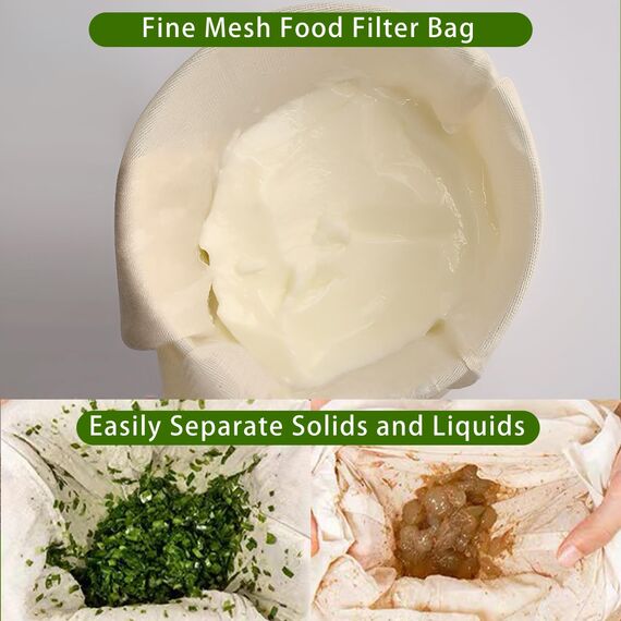 4 Stück Passiertuch, 40 x 40 cm Käsetuch Waschbares Mulltuch, Ungebleichte Dichtegrad 100 Cheesecloth Wiederverwendbar zum Sieben von Saft Käse Tee Nussmilch Suppe Joghurt Tofu