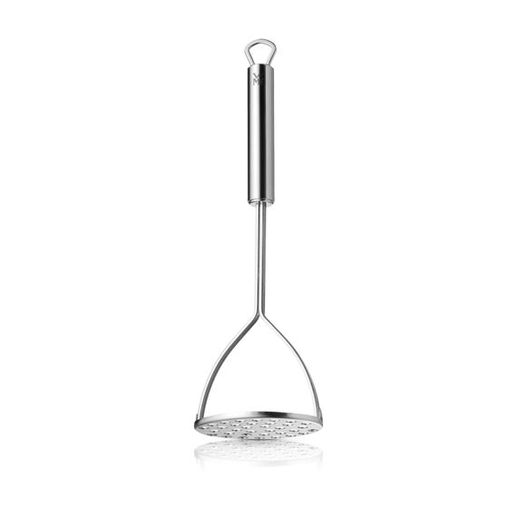 WMF Profi Plus Kartoffelstampfer Edelstahl 28,5 cm, Cromargan Edelstahl teilmattiert, spülmaschinengeeignet
