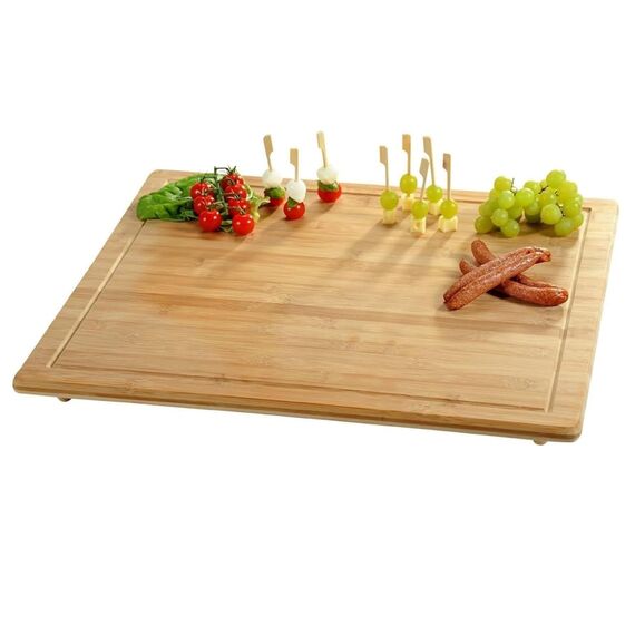 KESPER | Herdabdeckplatte, Material: FSC®-zertifizierter Bambus, Maße: 56 x 50 x 3.1 cm, Farbe: Holzfarben | 58599 13