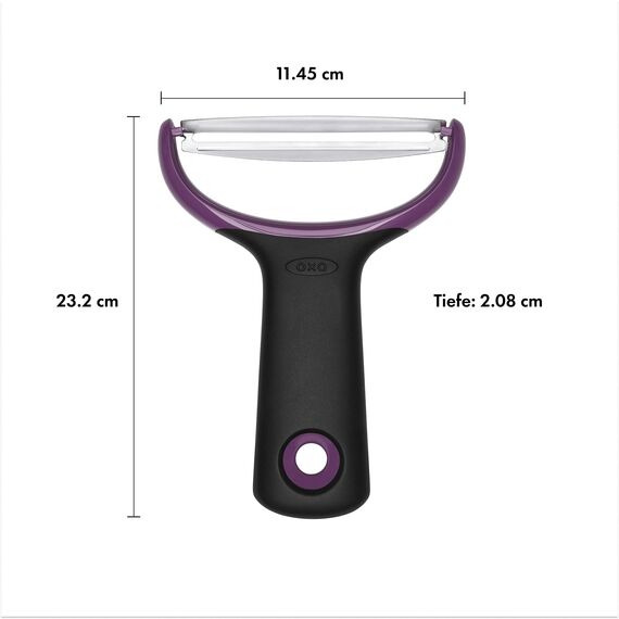 OXO Good Grips Großer Gemüseschäler / -peeler aus Edelstahl