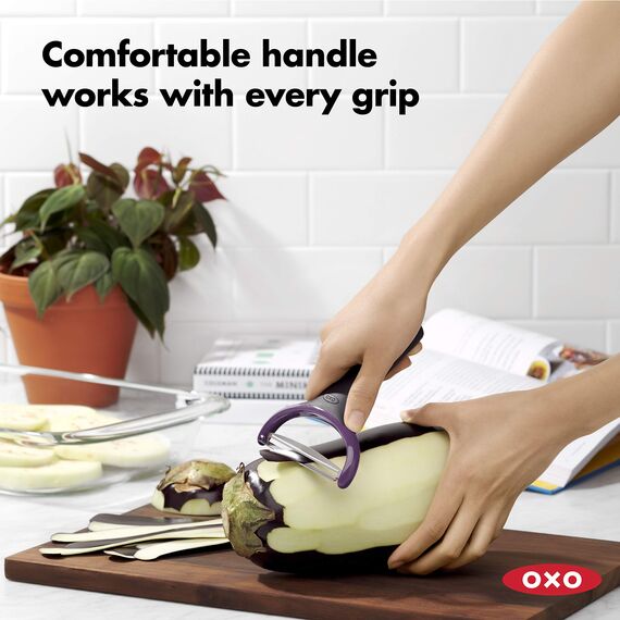 OXO Good Grips Großer Gemüseschäler / -peeler aus Edelstahl