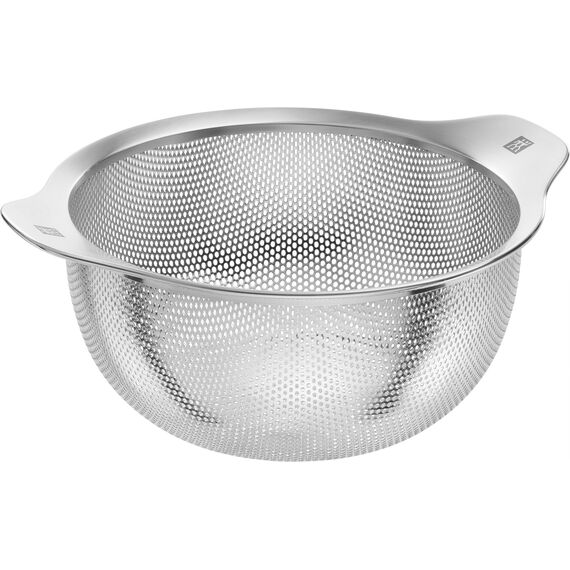 ZWILLING Table Küchen-Sieb, Ø 20 cm, Nudel-Sieb mit 2 Griffen, Spülmaschinengeeignet, 18/10 Edelstahl, Silber