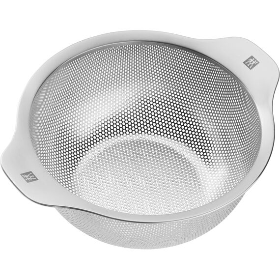ZWILLING Table Küchen-Sieb, Ø 20 cm, Nudel-Sieb mit 2 Griffen, Spülmaschinengeeignet, 18/10 Edelstahl, Silber