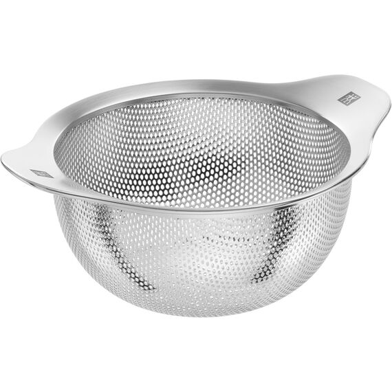 ZWILLING Table Küchen-Sieb, Ø 16 cm, Nudel-Sieb mit 2 Griffen, Spülmaschinengeeignet, 18/10 Edelstahl, Silber