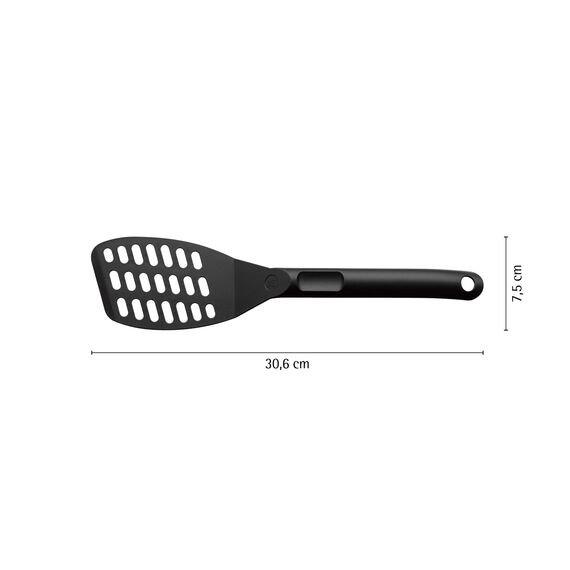 WMF Pfannenwender Kunststoff 31 cm, Wender mit Ablage-Knick und Aussparungen, Pfannkuchenwender, spülmaschinengeeignet