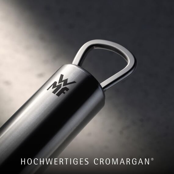 WMF Profi Plus Pizzaschneider 19,8 cm, Pizzaroller, Pizza Cutter, Cromargan Edelstahl teilmattiert, spülmaschinengeeignet