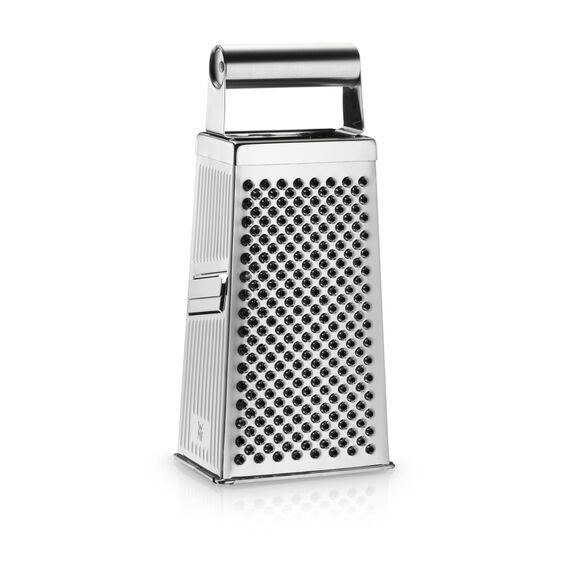 WMF Gourmet Vierkantreibe, 8 x 24 cm, Reibe Edelstahl, 4 Reibeflächen, ideal als Kartoffelreibe, Gemüsehobel, Cromargan, spülmaschinengeeignet