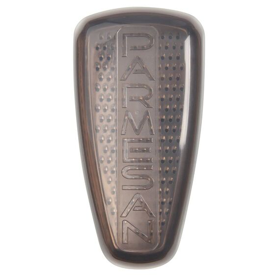 FACKELMANN Food&More 45463 Edelstahl-Parmesanreibe mit Frischebox, Grau, 19x9.5x7 cm