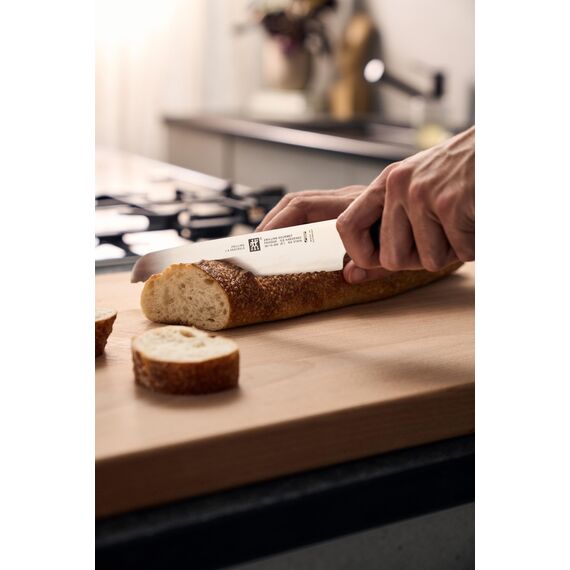 ZWILLING Gourmet Selbstschärfender Messerblock 7-teilig, Rostfreier Spezialstahl, Braun, Made in Germany