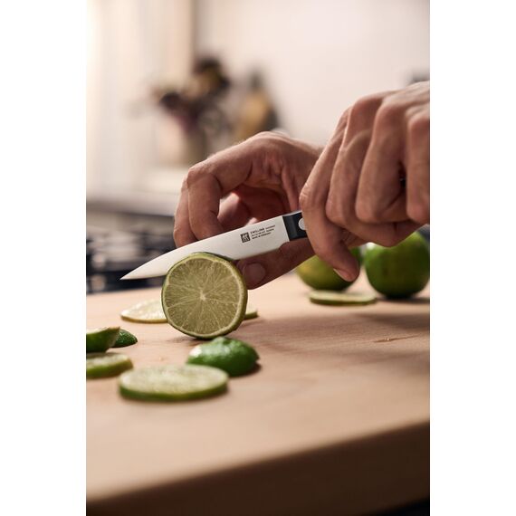 ZWILLING Gourmet Selbstschärfender Messerblock 7-teilig, Rostfreier Spezialstahl, Braun, Made in Germany