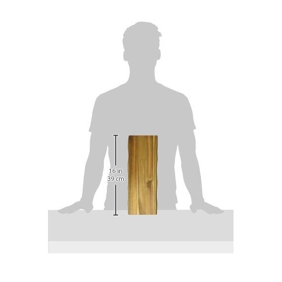 KESPER | Schneid- und Servierbrett, Material: Akazienholz, Maße: 38 x 14,5 x 1,5 cm, Farbe: Braun, Natur | 28500