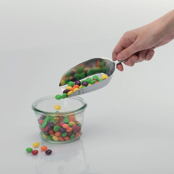 Westmark Back-/Abwiege-/Abfüllschaufel, Füllvolumen: 75 ml (ca. 63 g Mehl), Aluminium, Hygia, Silber, 91212291