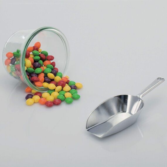 Westmark Back-/Abwiege-/Abfüllschaufel, Füllvolumen: 48 ml (ca. 45 g Mehl), Aluminium, Hygia, Silber, 91112291