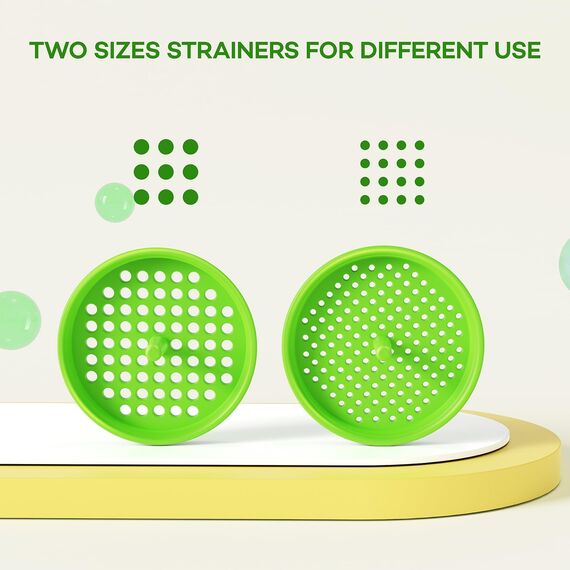 Pisol Breiter Mund Küchen Trichter, Lebensmittelqualität Kunststoff-Kochkonservierungstrichter mit 4 Größen Ausläufen zum Befüllen von breiten und regulären Mason Jars, Gewürzen, Shampoo