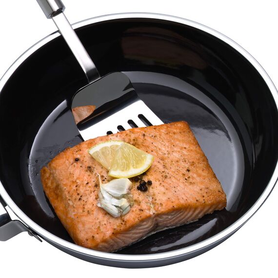 WMF Profi Plus Pfannenwender Edelstahl 32,2 cm, Bratenwender, Cromargan Edelstahl teilmattiert, spülmaschinengeeignet