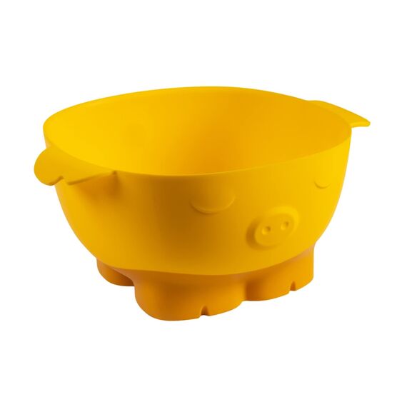 KUHN RIKON Kinderkitchen Schüssel Schwein, für Kinder, Gelb