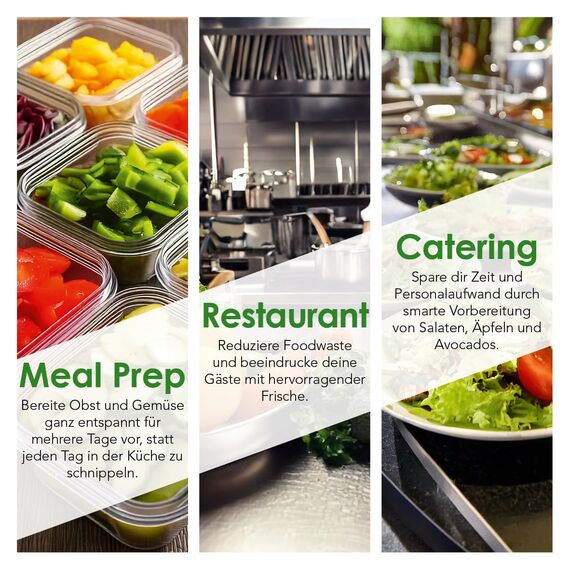 Profi Edelstahl Apfelteiler, Küchenwerkzeug für Obstzubereitung, 12-teiliges Schnittmuster, langlebig, vielseitig und einfach zu reinigen (Adam Apfelschneider + Adam Frischhaltelösung)