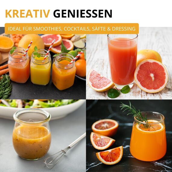 Westmark Zitronen-/Zitruspresse mit Behälter, Durchmesser: 18,7 cm, Fassungsvermögen: 0,5 Liter, Kunststoff, Limetta, Apfelgrün, 3091227A