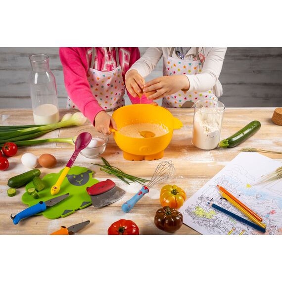 KUHN RIKON Kinderkitchen Schüssel Schwein, für Kinder, Gelb