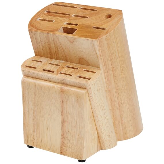 Amazon Basics Premium Messerblock, 18 Stück, Schwarz