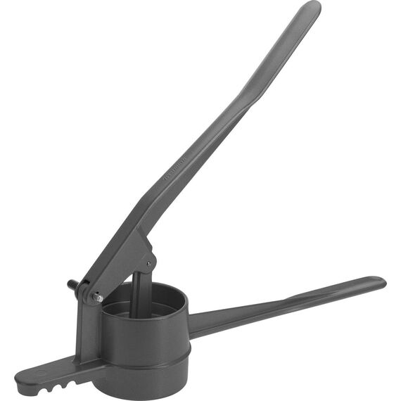 Westmark Spätzle- und Kartoffelpresse Spätzlepress "Special Dark Edition", Länge: 41 cm, mit runder Lochung, hochwertige Spezialbeschichtung, Aluminium, Anthrazit, 6110226Z