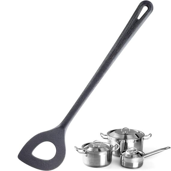 Westmark Spitzloch-Löffel/Kochlöffel, Länge: 30 cm, Gentle, Schwarz, 28842270