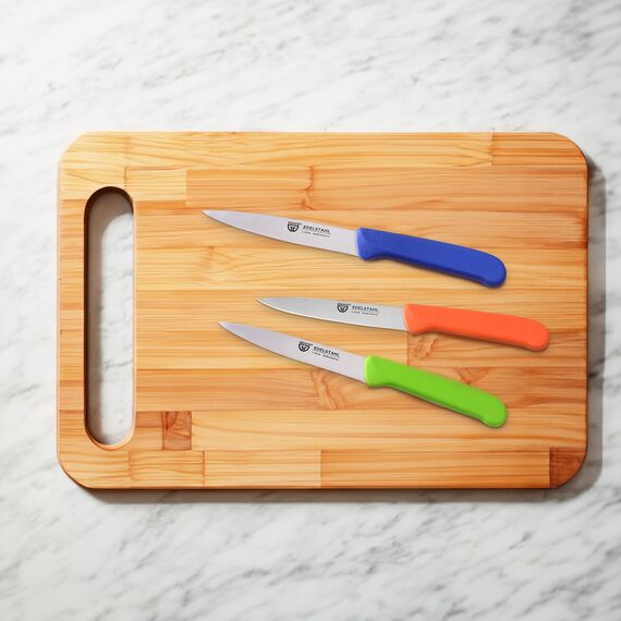 GRÄWE Gemüsemesser, 12 Set, kleines Küchenmesser-Set, Obstmesser, Schälmesser, Edelstahl, bunt, super scharf geschliffen