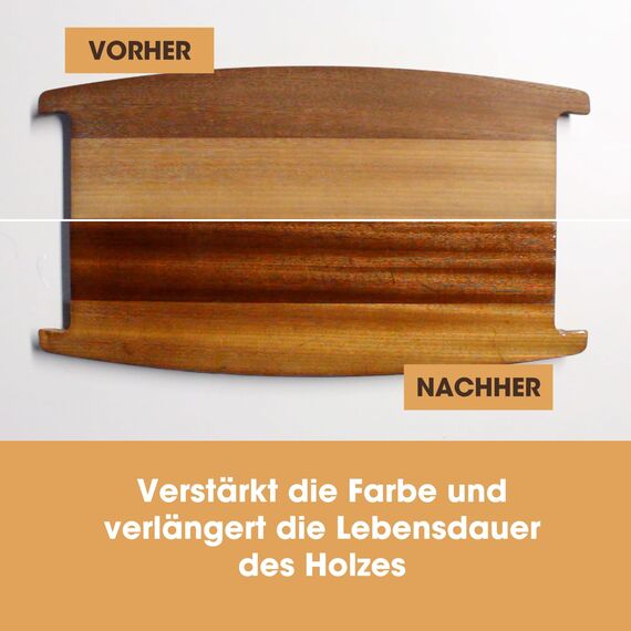 Furniture Clinic -Schneidebrett-Pflegeset, zum Reinigen, Pflegen und Schützen - Enthält: 250 ml Schneidebrettöl, 250 ml Schneidebrettconditioner und einem fusselfreie Tüch