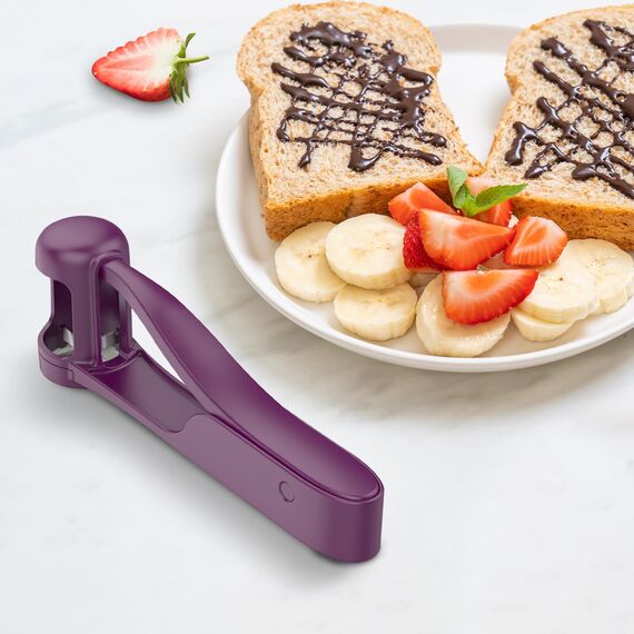 WhiteRhino Traubenschneider Obstschneider für Kleinkinder Baby,Weintrauben Schneider,Trauben Kirschtomaten Erdbeerschneider Viertelschneider Werkzeug Für Gemüse Obstsalat Kuchendekoration