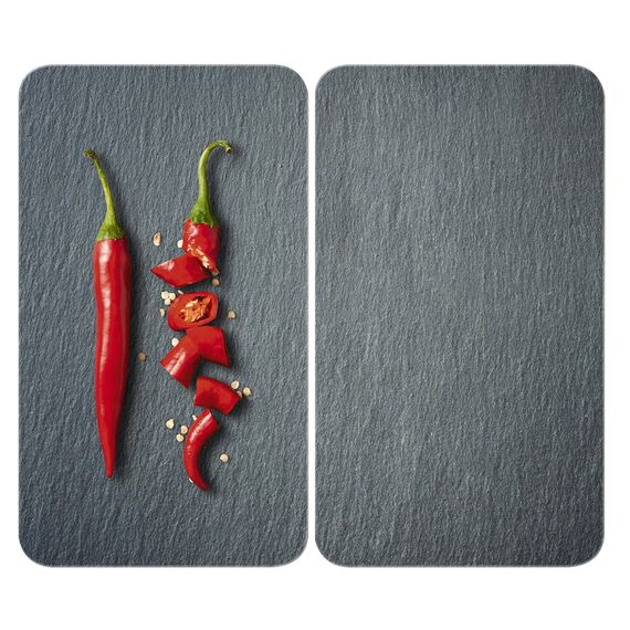 Herdabdeckplatten Universal Cayenne 2er Set