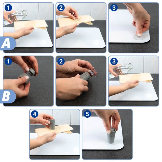 WENKO Herdabdeckplatte Universal Mod. Zitronen, höhenverstellbar für alle Herdarten, Schneidebrett und Spritzschutz, Glas, 30 x 52 cm, 2-teilig