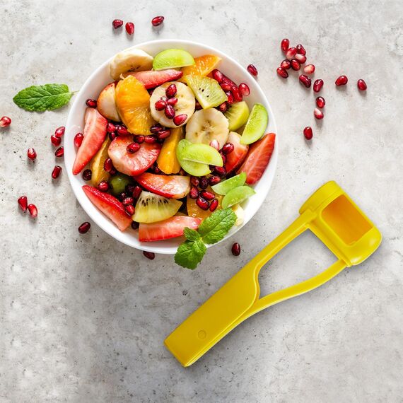 WhiteRhino Traubenschneider Obstschneider für Kleinkinder Baby, Weintrauben Schneider,Trauben Kirschtomaten Erdbeerschneider Viertelschneider Werkzeug Für Gemüse Obstsalat Kuchendekoration