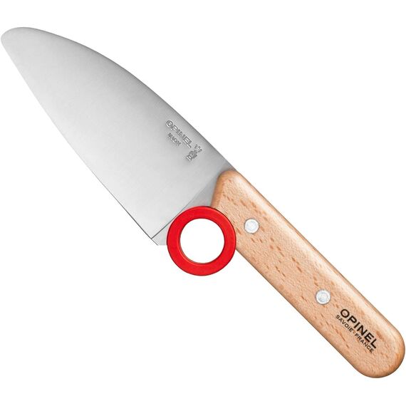 Opinel Le petit Chef - Kinder Kochmesser Set - 3 teilig - Kochmesser - Fingerschutz - Sparschäler - rostfrei