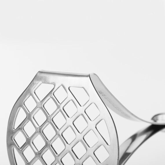 Westmark 2 Kartoffelstampfer Glory – Länge: je 25,7 cm, Rostfreier Edelstahl – Silber, 184822E3