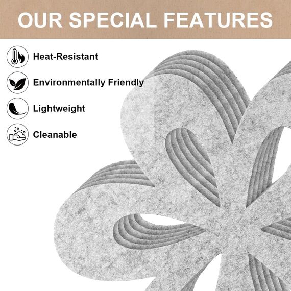 Flintronic Pfannenschoner, 6er Pfannenschutz Topfschutz, 35.5cm Extra Dicke Topfuntersetzer, Topfschoner Anpassbare Größe, Anti-Rutsch Stapelschutz für Pfannen, Töpfe, Schüsseln, Küchenutensilien