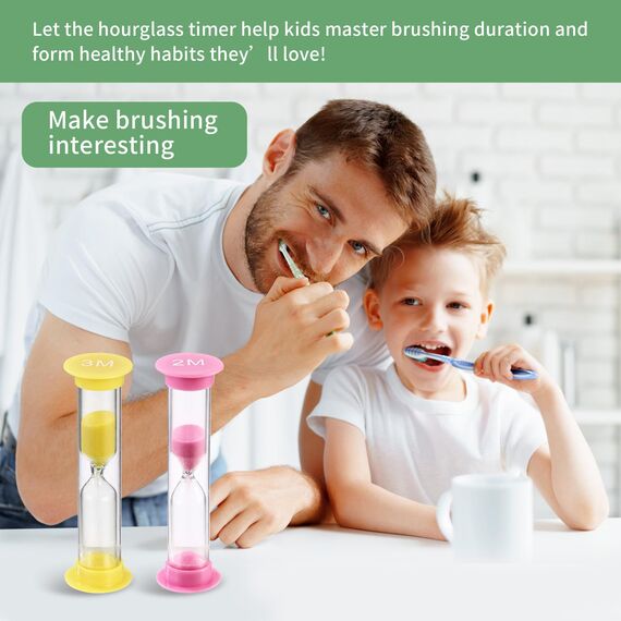 12 Stück Mini Bunter Sanduhren für Kinder,6 Farben Buntes Sanduhren Set,30S/1/2/3/5/10Minuten,Zeitmesser Sanduhren für das Leben der Kinder,Lernen,Spiel Timing,Kreative Geschenke