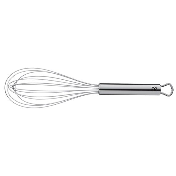 WMF Profi Plus Küchenhelfer Set Edelstahl 7-teilig, Küchenbesteck, Ständer mit 6 Helfern, Schöpflöffel, Schaumlöffel, Wokwender, Wender, Schneebesen, Gemüseschäler, Cromargan Edelstahl, spülmaschinengeeignet