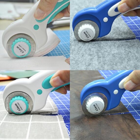 Headley Tools Rollschneider Ersatzklingen 45mm (15 Stück) passen auf alle 45mm Rotary Cutter